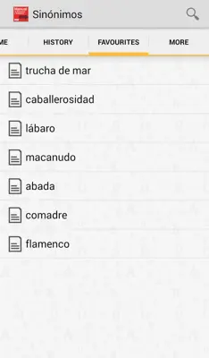 VOX Manual de Sinónimos y Antónimos android App screenshot 7