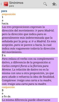 VOX Manual de Sinónimos y Antónimos android App screenshot 8